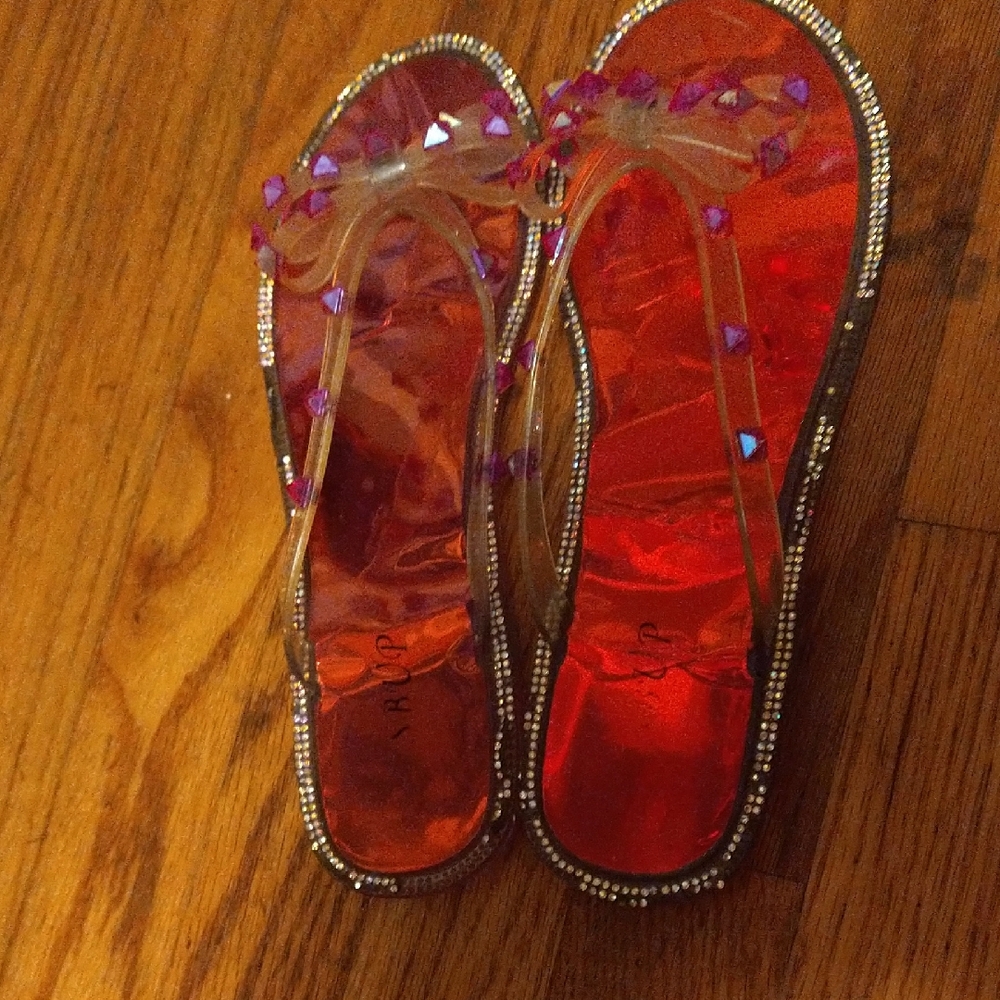 Sexy SuperShero Red and Purple Sandals